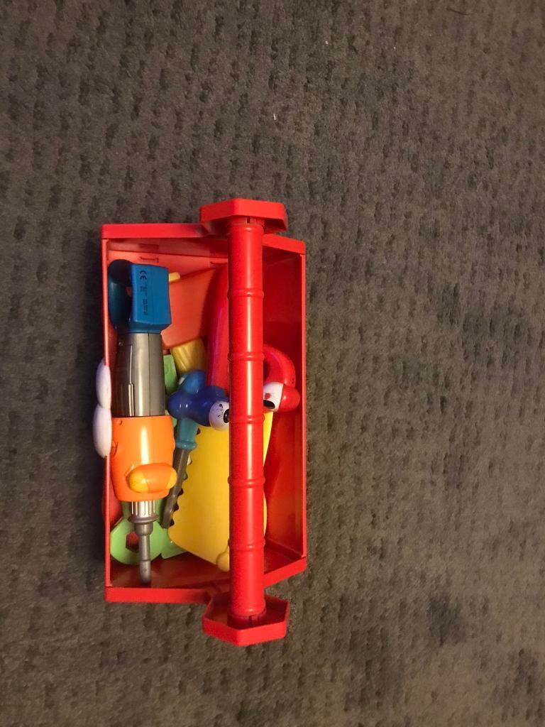 Play toolbox and toolset (plastic)