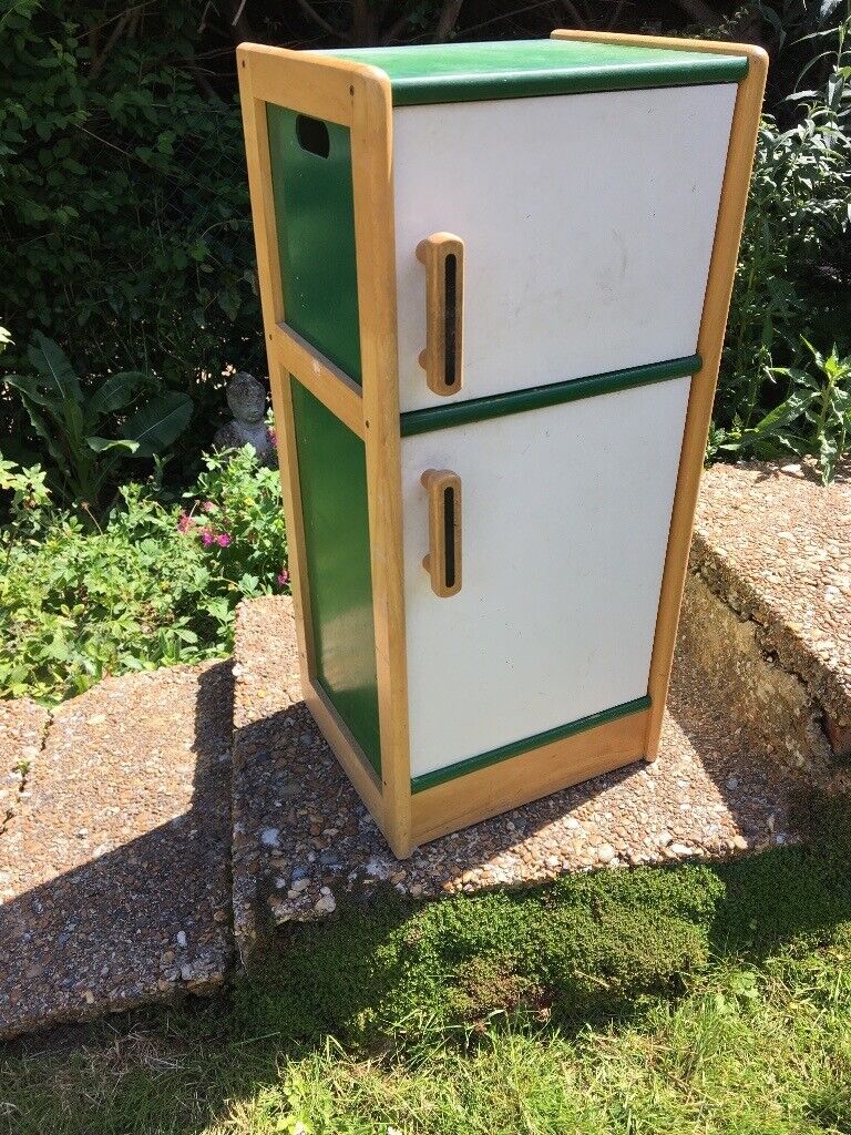 image for Children’s wooden play fridge/freezer 