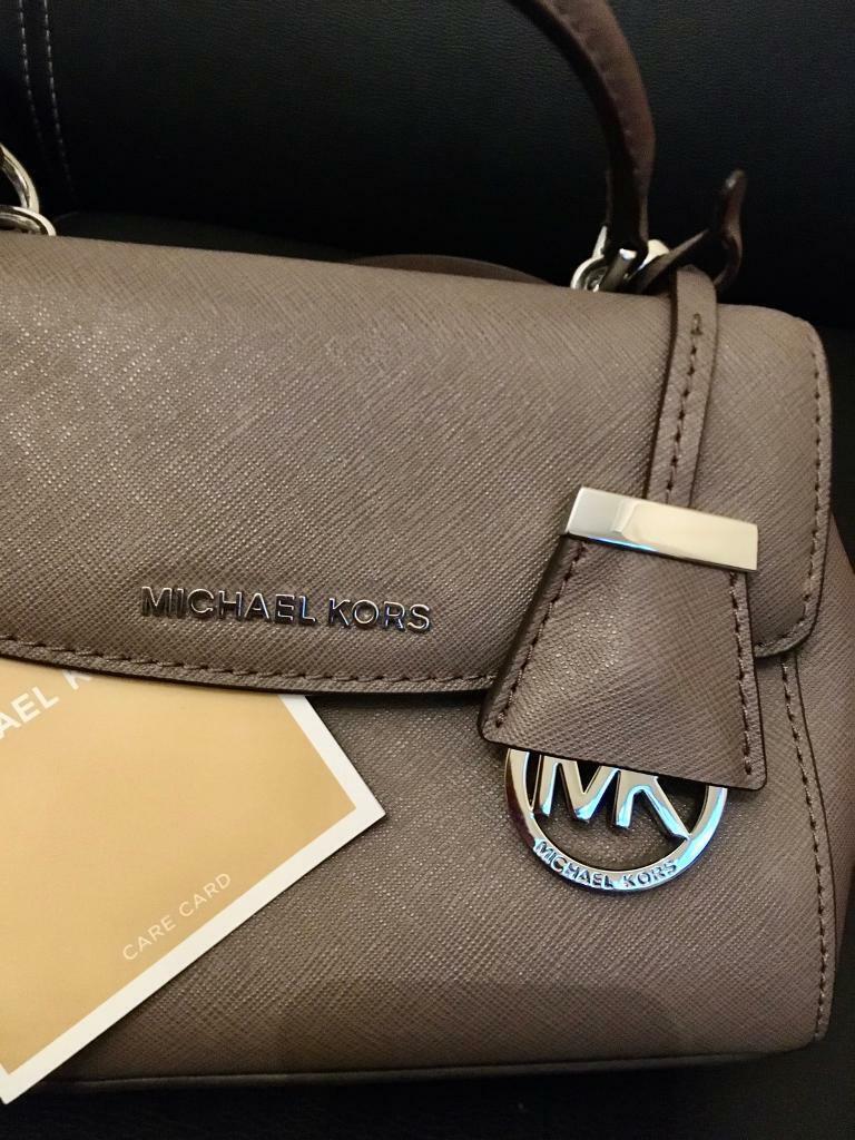 Genuine Michael Kors Brown MK Logo Ladies Hand Bag RRP £230