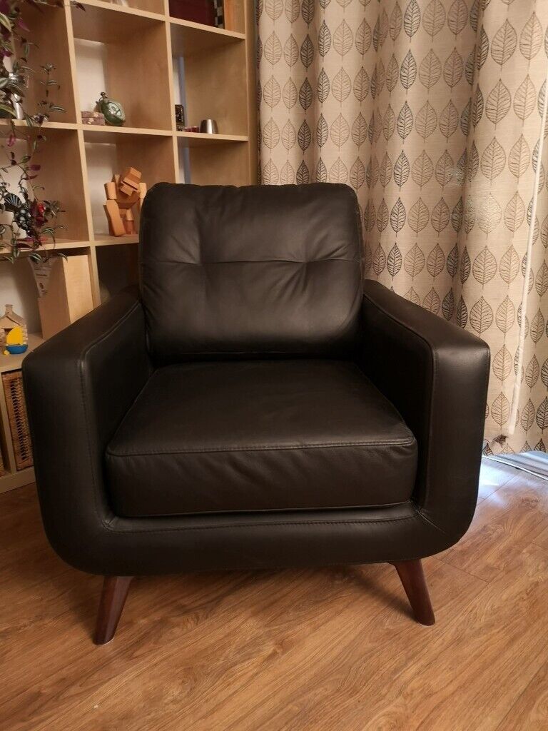 image for John Lewis Barbican II Leather Armchair
