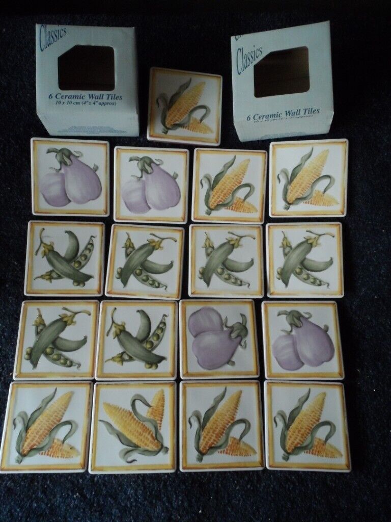 image for Bargain 74 off Classics Vegetable Samantha Design Ceramic Kitchen wall tiles