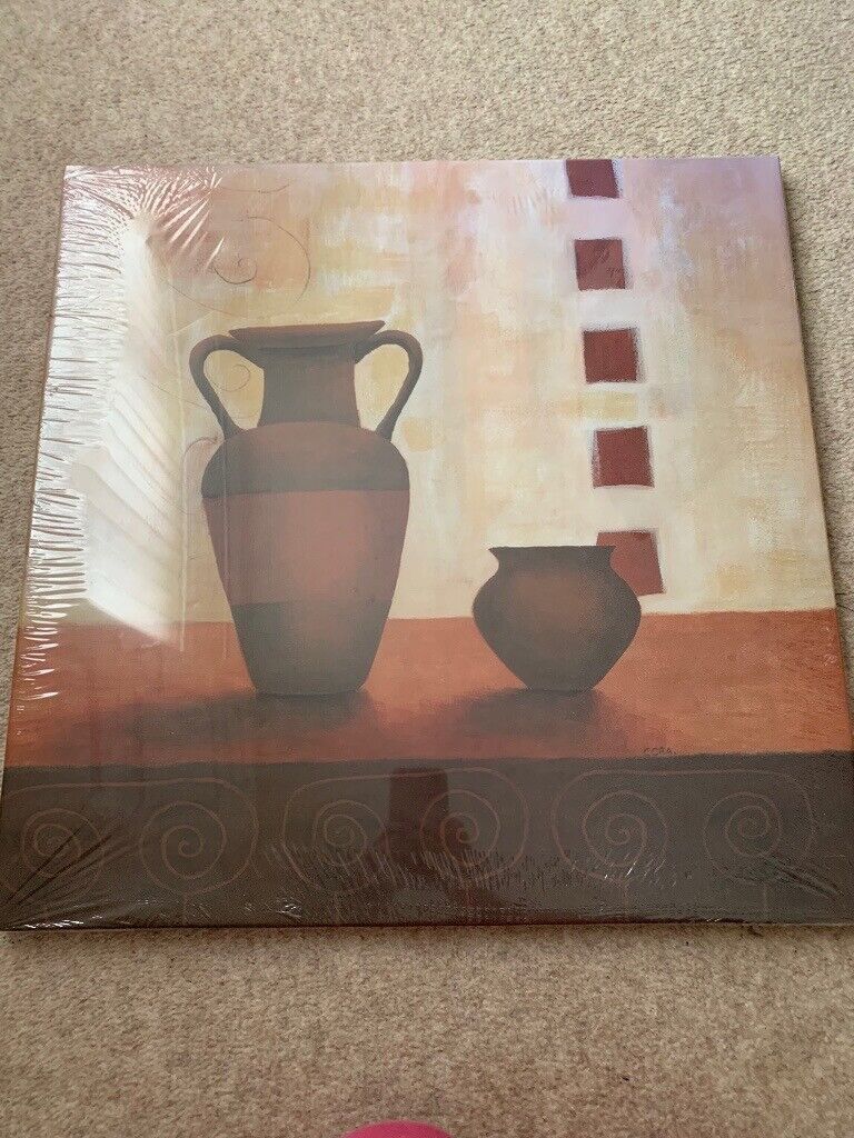 Large canvas paintings cost £60 for both 
