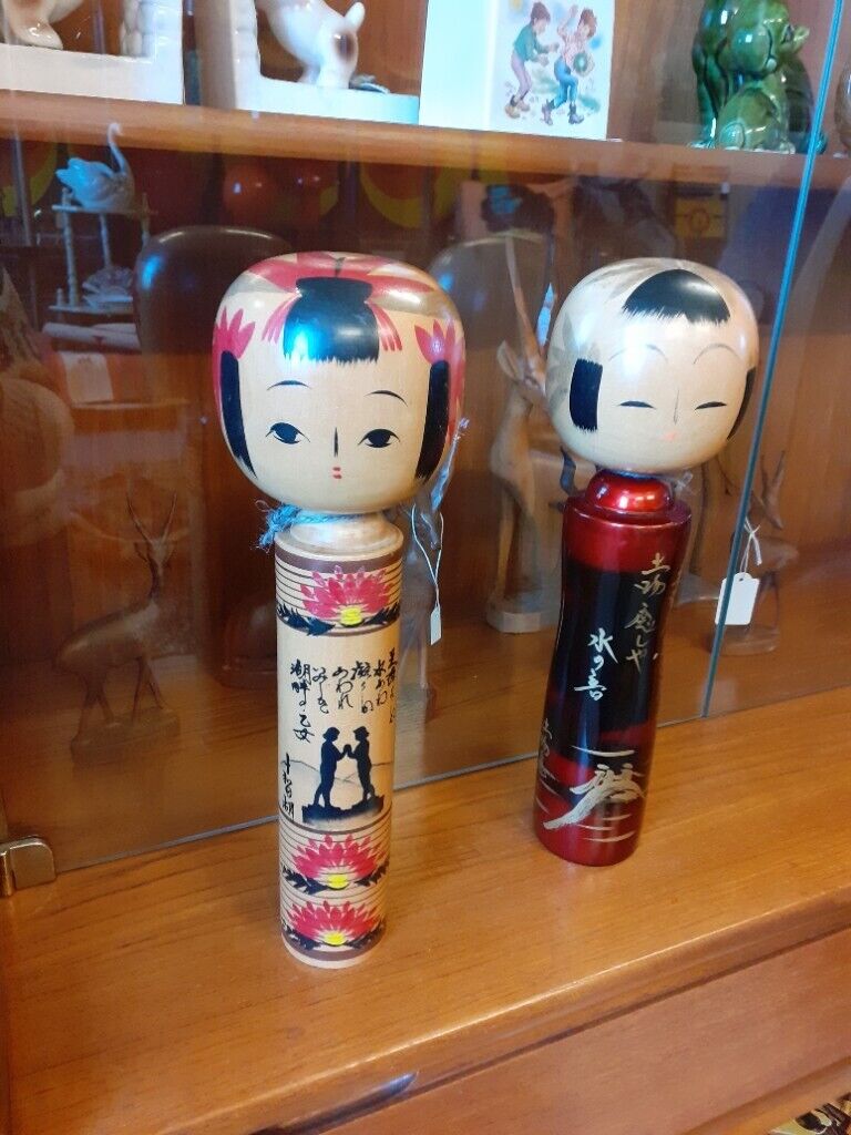 Vintage Kokeshi dolls. These are sold separately at £28 each. 