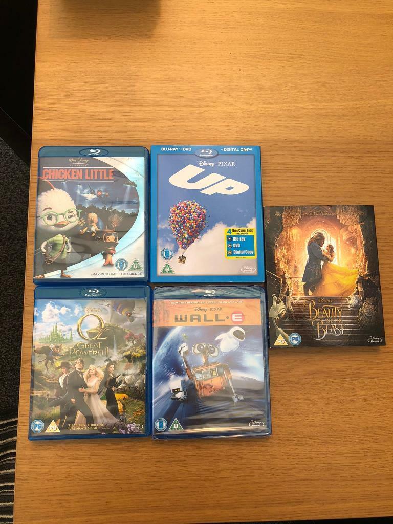 image for Various Disney Blu-Ray films X 5