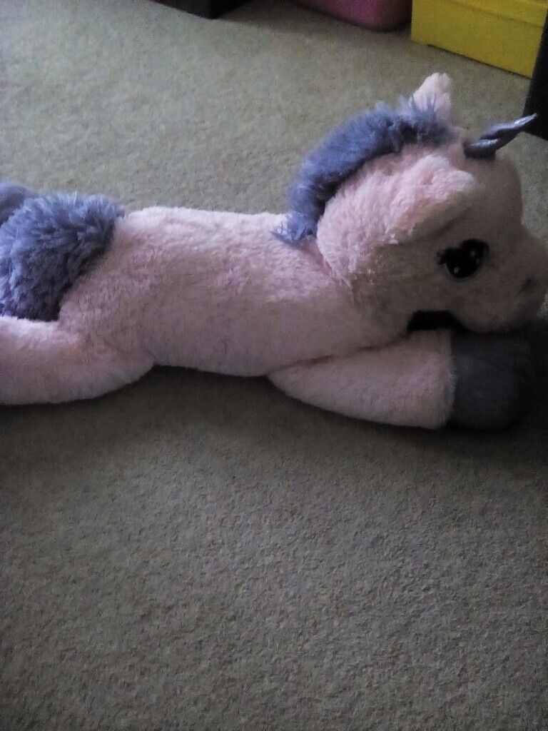 image for Large Unicorn Soft Toy