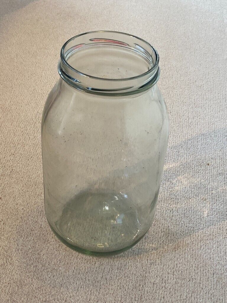 image for Large Clear Glass Jars for any purpose 26(H)cm x 10cm