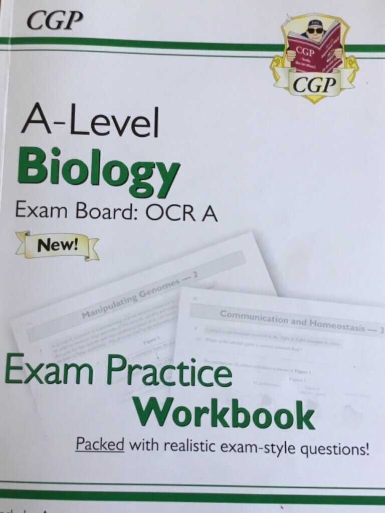 A-Level Biology Exam Practice Workbook (Exam Board OCR A)