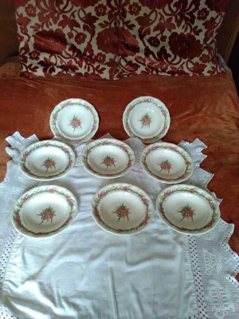 image for Copeland Spode bowl plates foxgloves