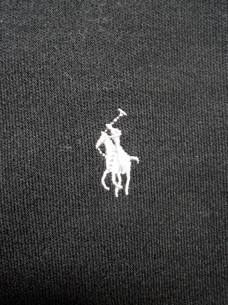 POLO RALPH LAUREN MEN'S BLACK JUMPER