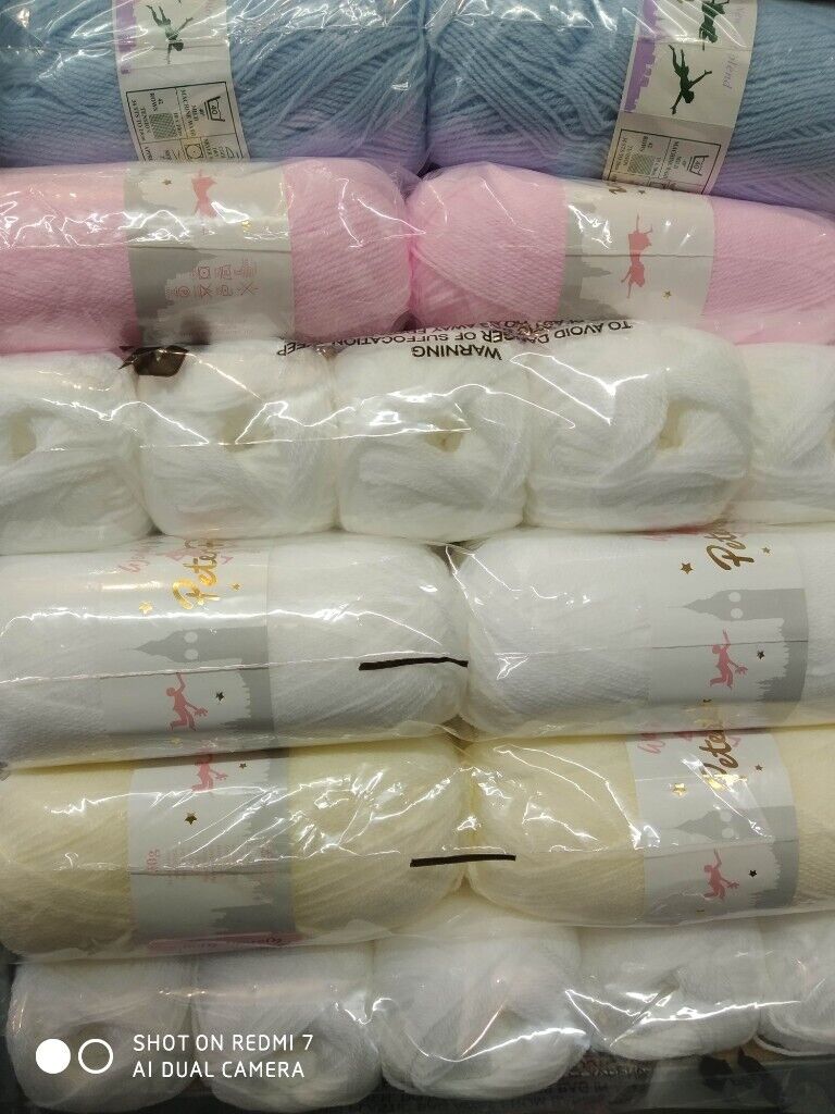 FILO BLU CARINA DOUBLE KNITTING WOOL YARN 5X50G BALLS 10 COLOUR CHOICES NEW