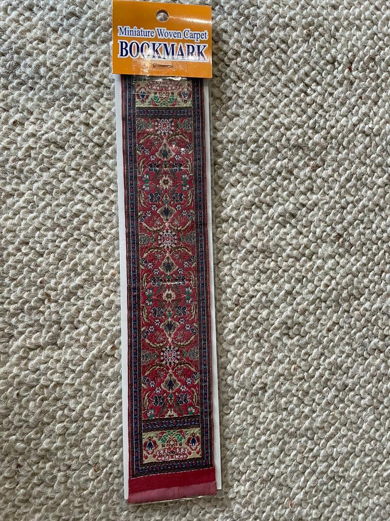 Turkish rug runner book mark