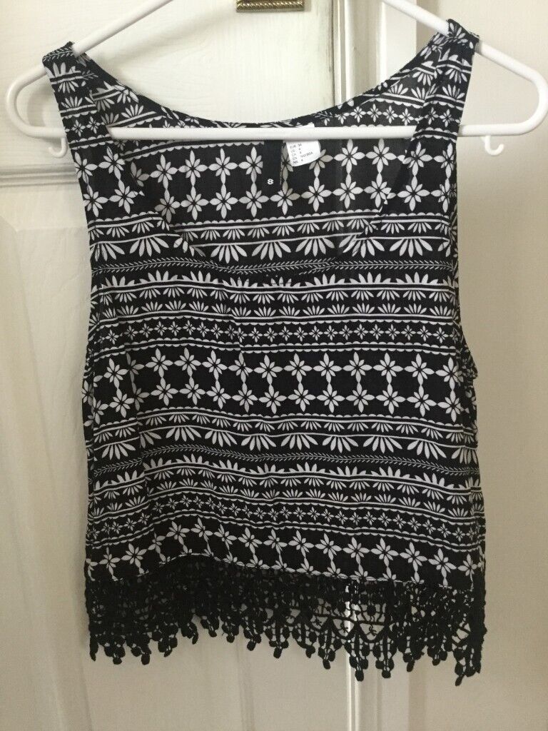 H&M top UK size 8