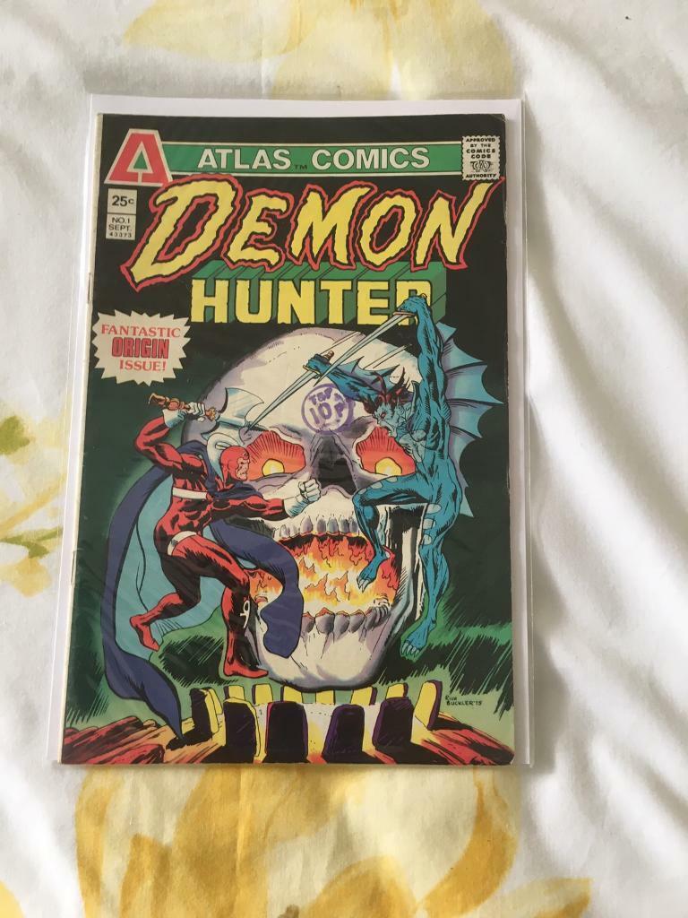 Demon Hunter #1 1975 Atlas Comics original 