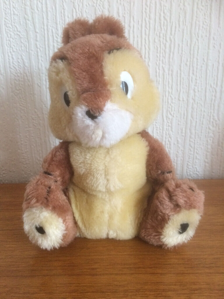 image for GENUINE VINTAGE WALT DISNEY 'CHIPS' CHIPMUNK SOFT TOY 1981