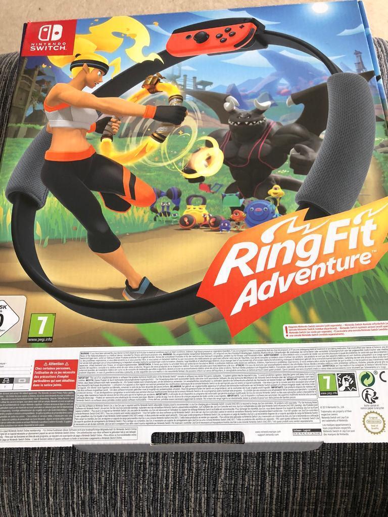 image for Nintendo switch Ring Fit game with box.  
