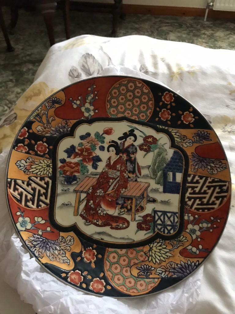 Antique Hand Painted Porcelain Plate