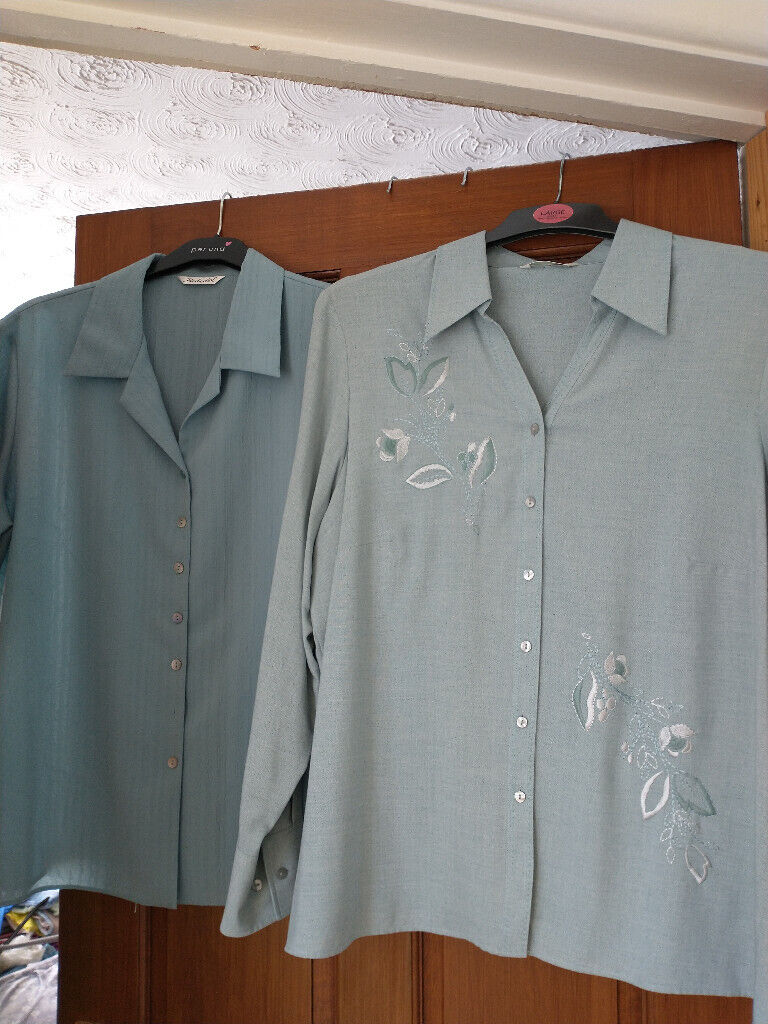 BLOUSES (2) SIZE 20. M&S & Berketex. Suit older/mature lady. Both new condition.