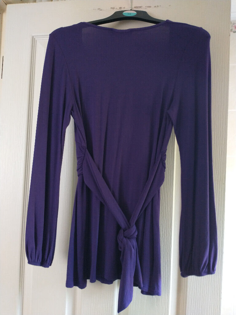  SMART TUNIC/TOP. SIZE 14, Purple. Jane Norman. Exc. cond.