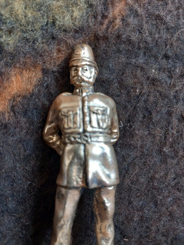 OFFERS - 13 SILVER PLATE ON PEWTER VICTORIAN FIGURINES.