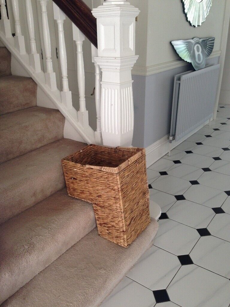 image for Wicker style Stair basket