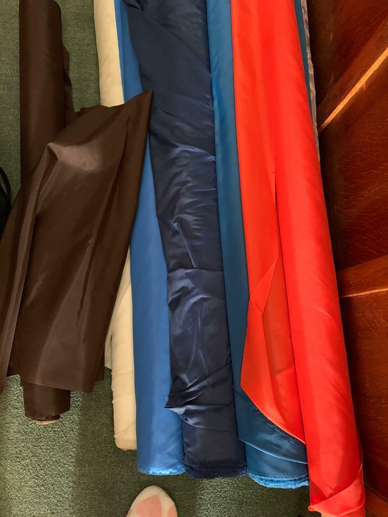 Rolls of Nylon fabric