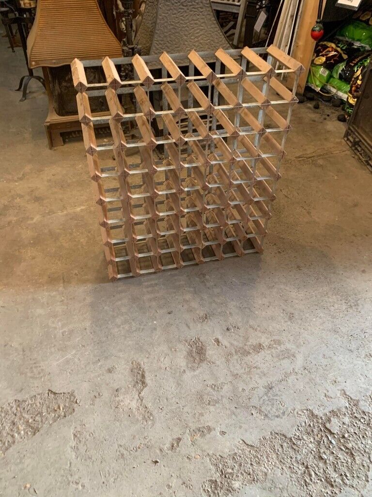 Vintage Wooden & Metal Wine Racks 4x available  2 x Different Sizes From £60