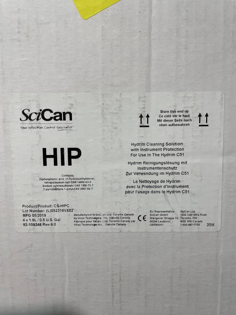 Autoclave CLEANING LIQUID for HYDRIM C51WD Scican