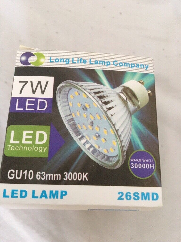 GU10 LED 63mm New x2