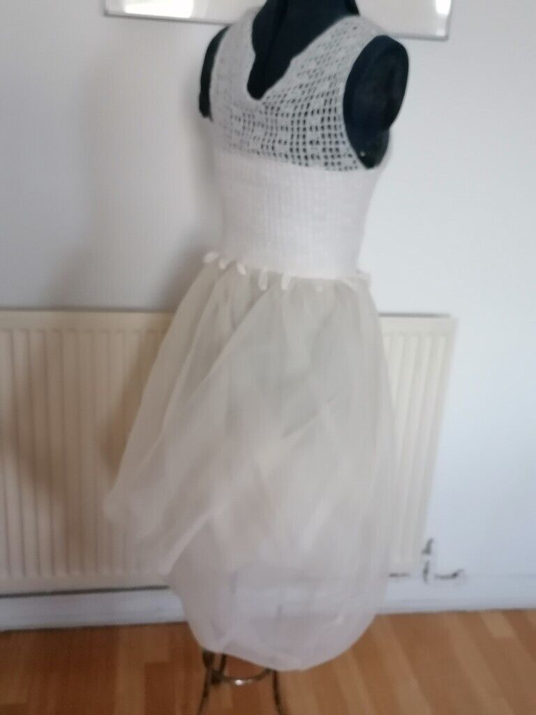 New : Stunning Designer SWAYING KNIT Contrast Tex Cocktail / Party Midi Dress. Size : UK S