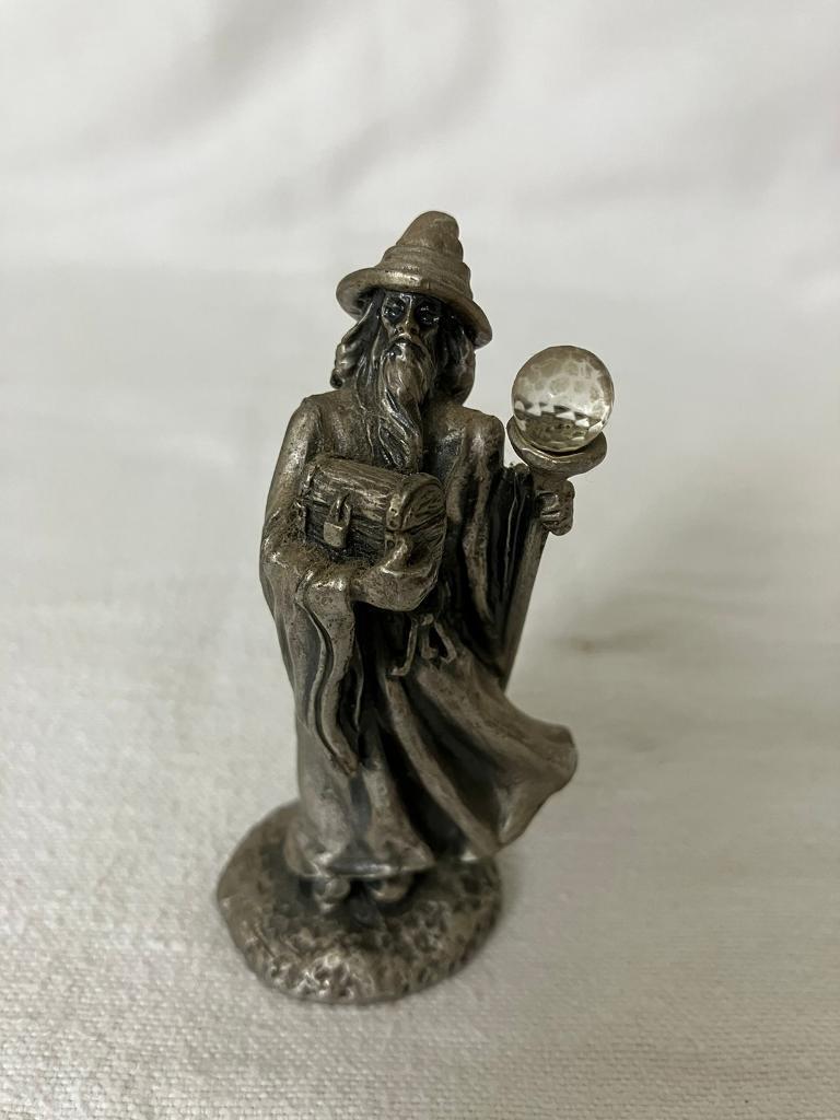 image for Tudor Mint Myth and Magic Pewter Sculpture THE KEEPER EX04 2002 Collectable Wizard