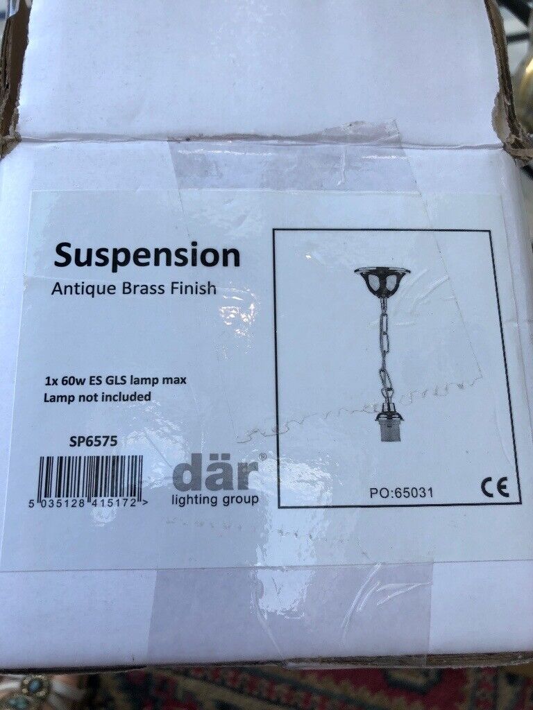 Suspension light fitting
