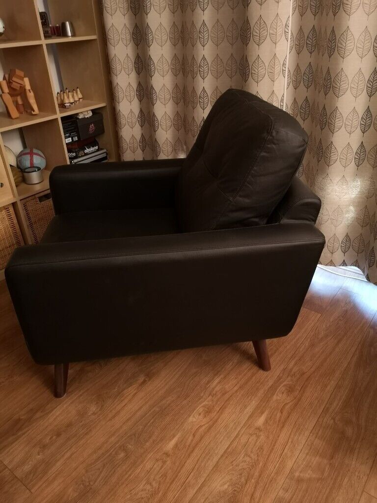 John Lewis Barbican II Leather Armchair