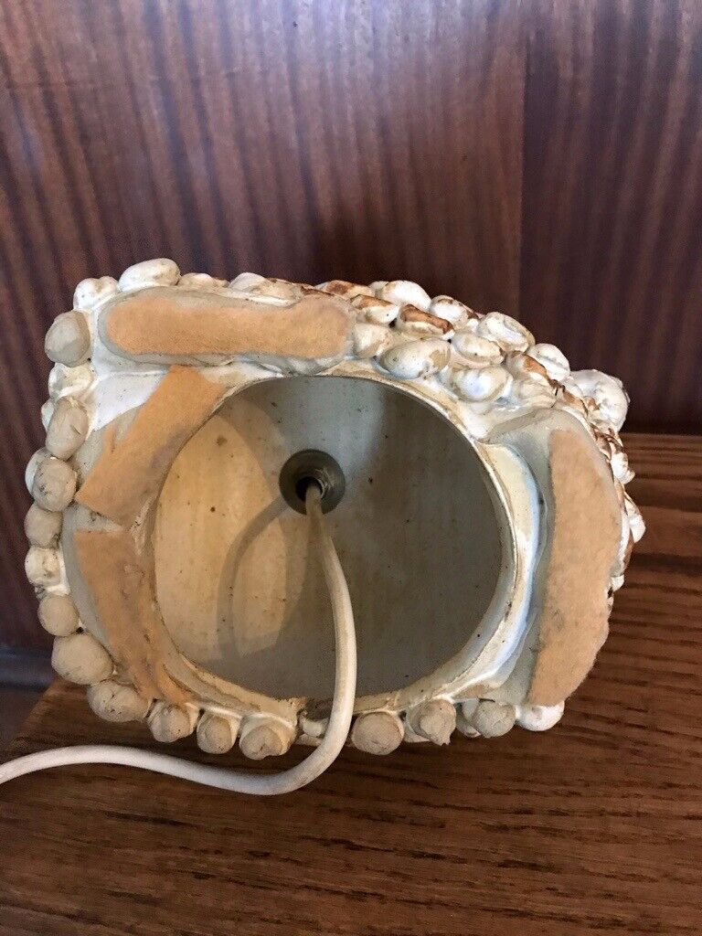 Hand Made in Wales Pottery Sheep Lamp