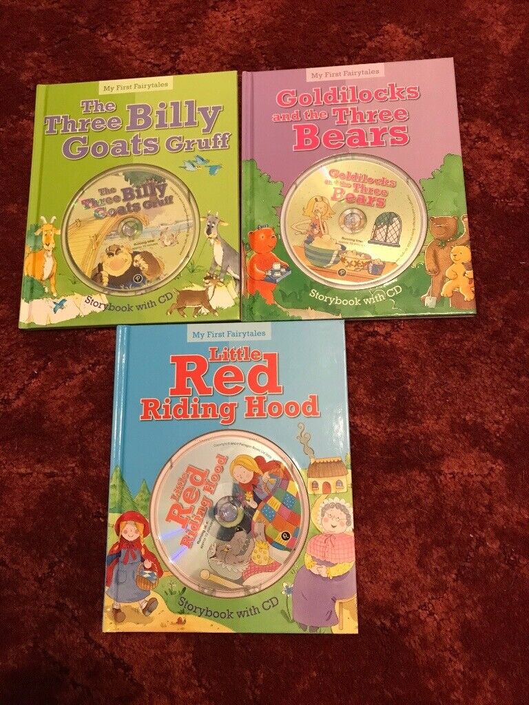 My first fairytales 3 books with cds