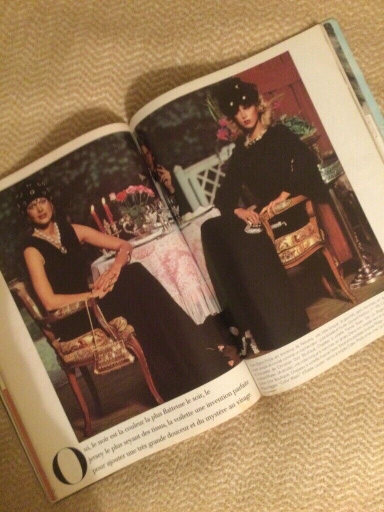 French Vogue 1973. Also Perfumes Book 1998 in French