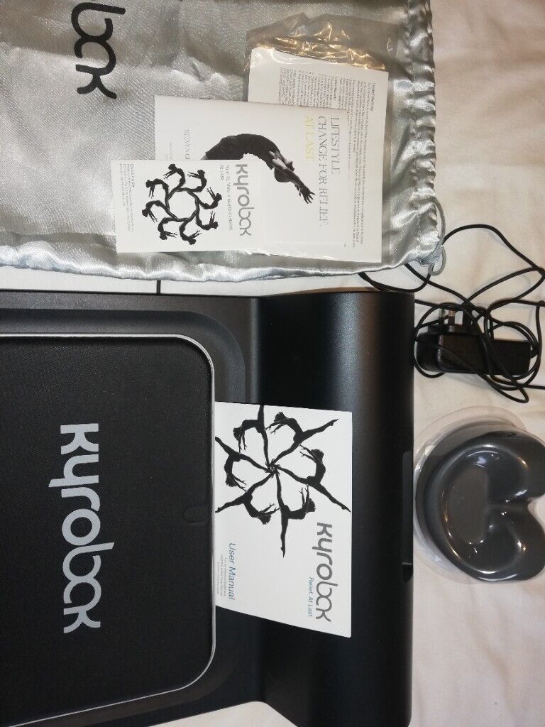 image for Kyrobak chiropractic back massager with bag and accessories, never used