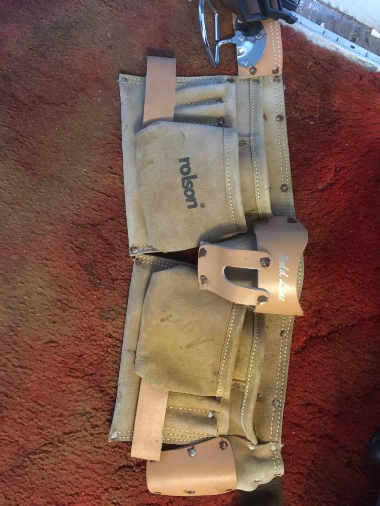 Leather tool belt 