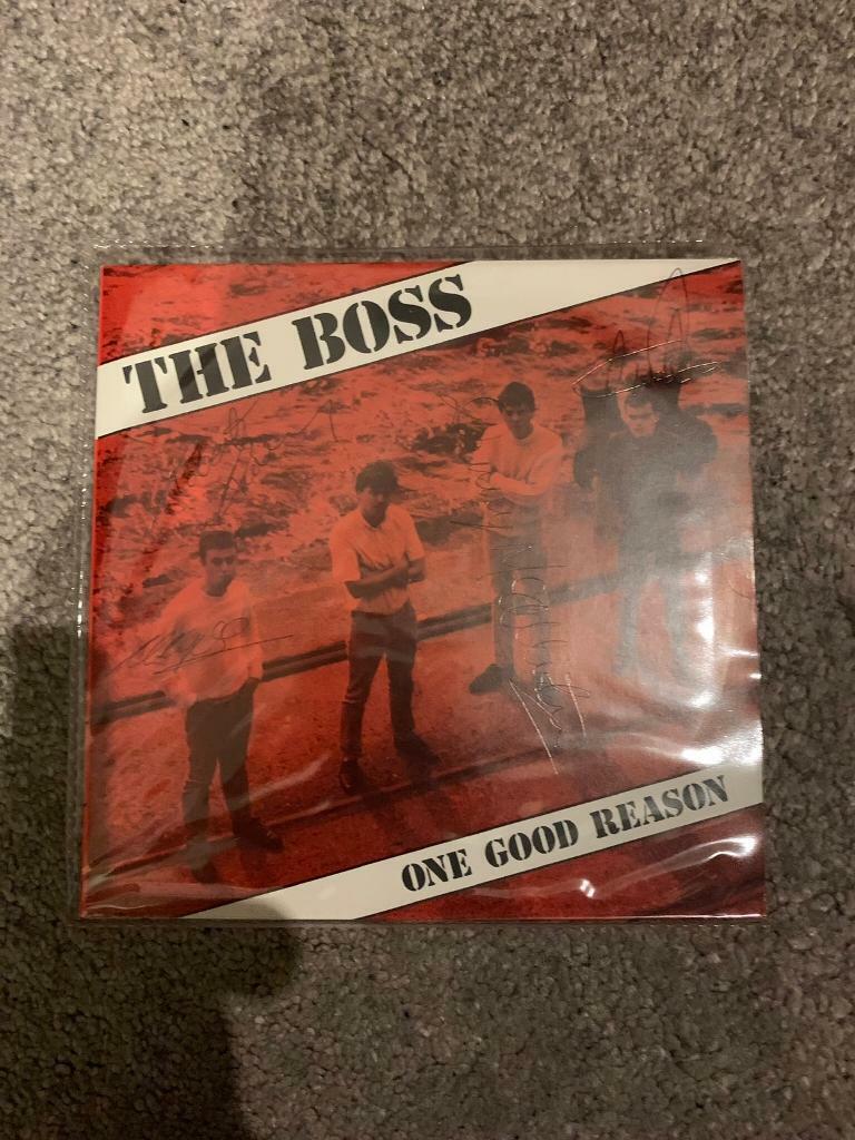 The Boss One Good Reason (Signed) 7” Single Vinyl Record Mod Revival 