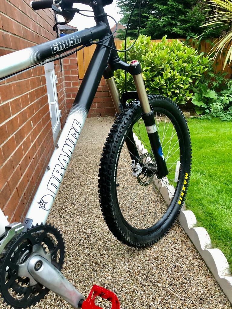 Orange Crush MTB Hard Tail 19” large FOX SLX