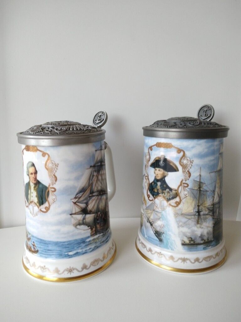 image for Tankard Collection of Captain Cook's Voyage & Nelson’s Victory at Trafalgar