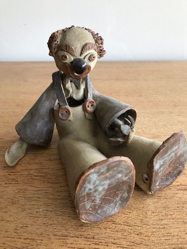Hand-made Pottery Clown