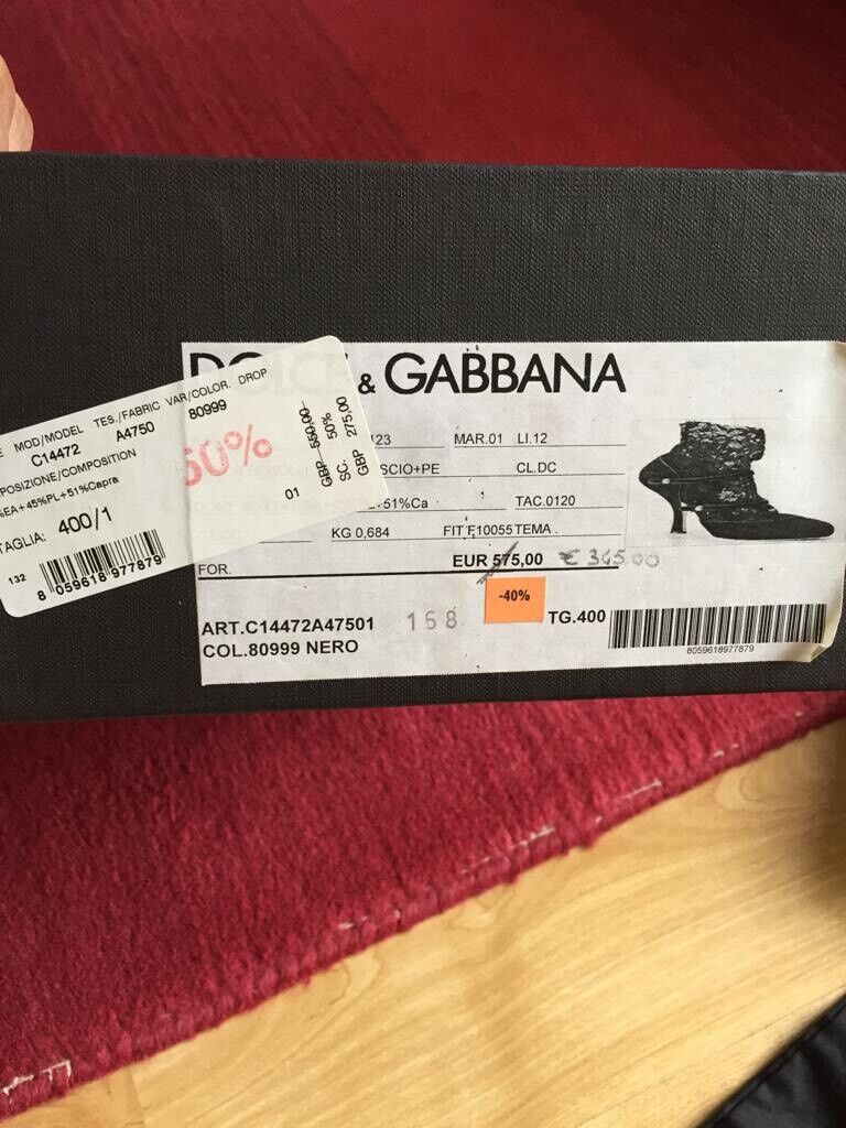 Dolce & Gabbana Leopard Print Slingback Heels- UK size 6
