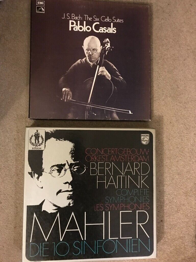 Pablo Casals - Cello Suites 3LP box set, Haitink - Mahler 16LP box set  