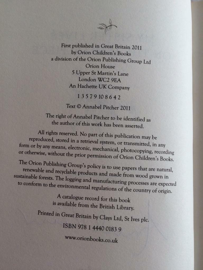 Signed First Edition of 'My Sister Lives on the Mantelpiece' book