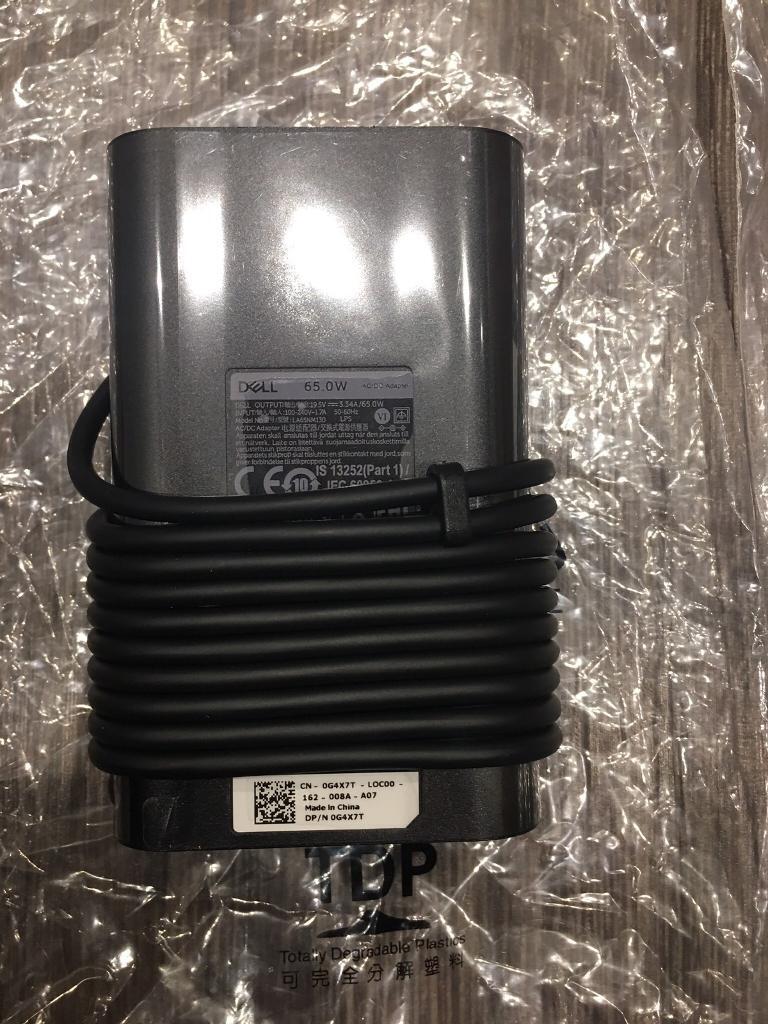 Genuine Dell 65W Ac Power Adapter (New)