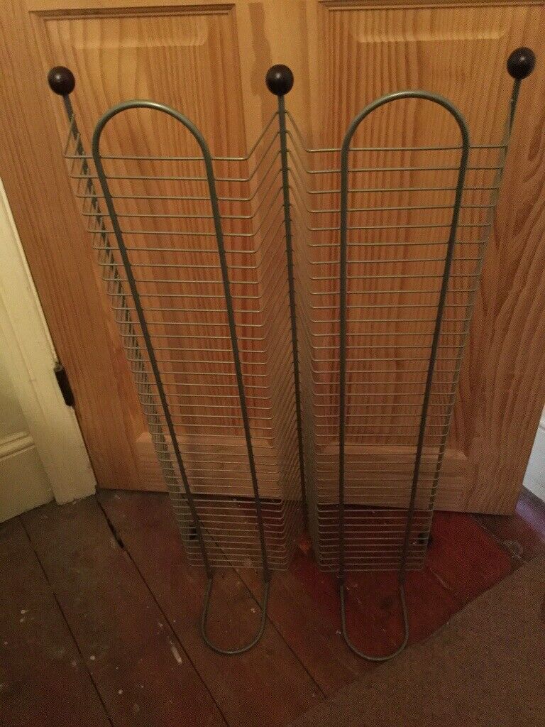 Free standing DVD stand holds lots 
