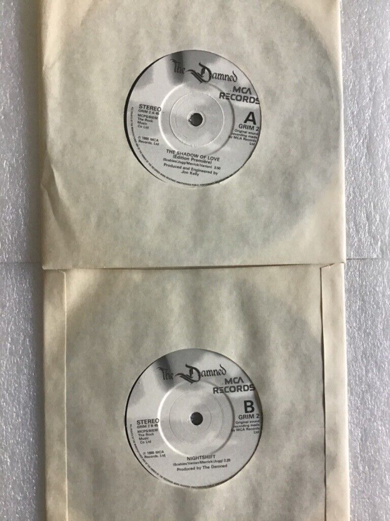 image for The Damned - The Shadow Of Love 7” Singles (Box of 40 singles)