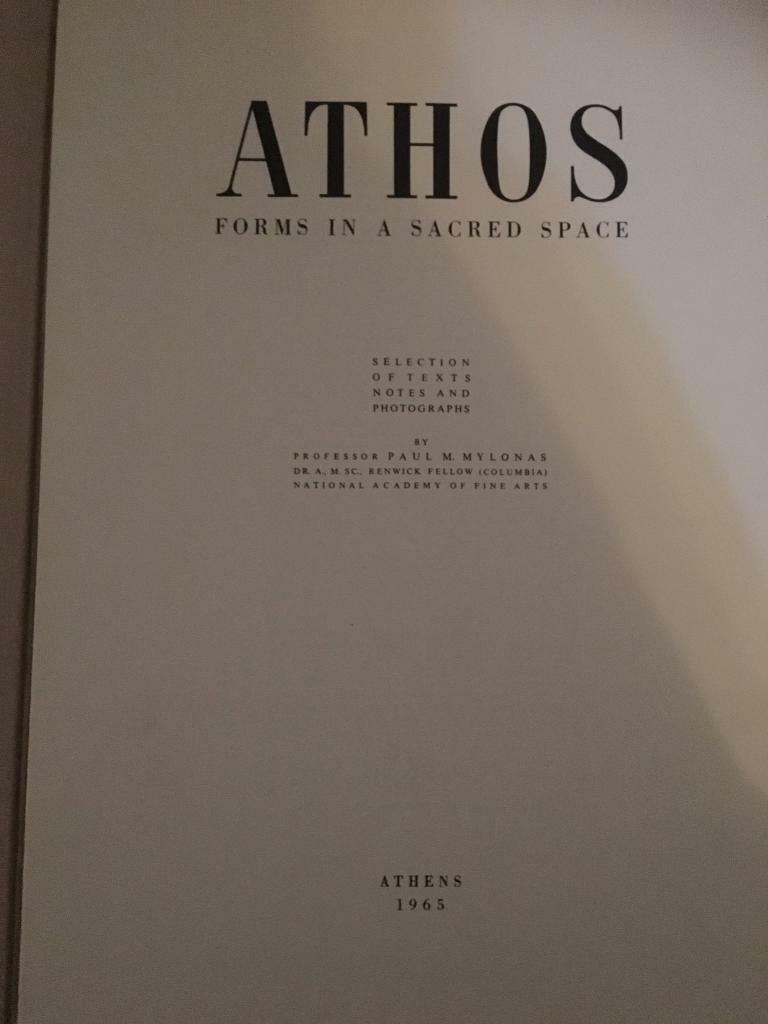 Athos forms in a Sacred space 