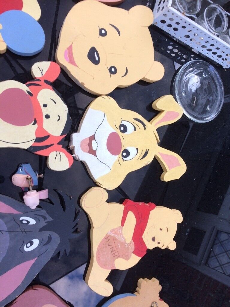 WINNIE THE POOH COLLECTION THESE ARE HAND MADE AND CRAFTED wall hangers