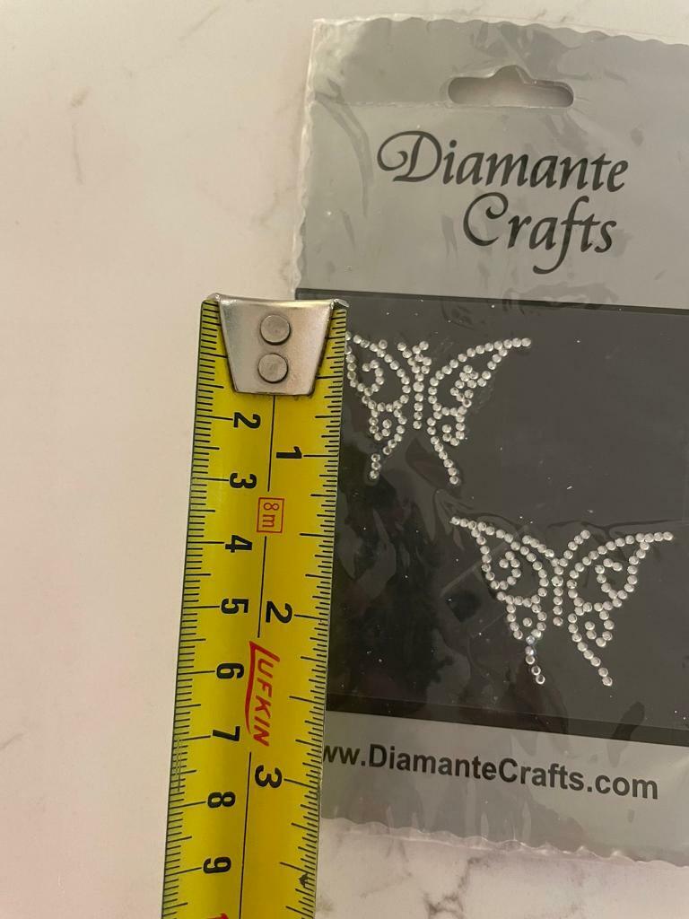 Face Vajazzel Gems Body Jewel Tattoo Self Adhesive Festival Make Up - Butterfly
